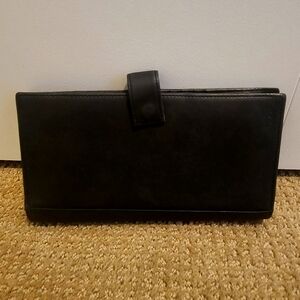 Tumi Black Leather Wallet Travel